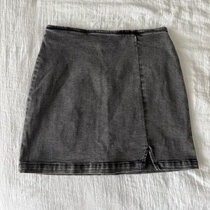 Wild Fable Gray Denim Skirt